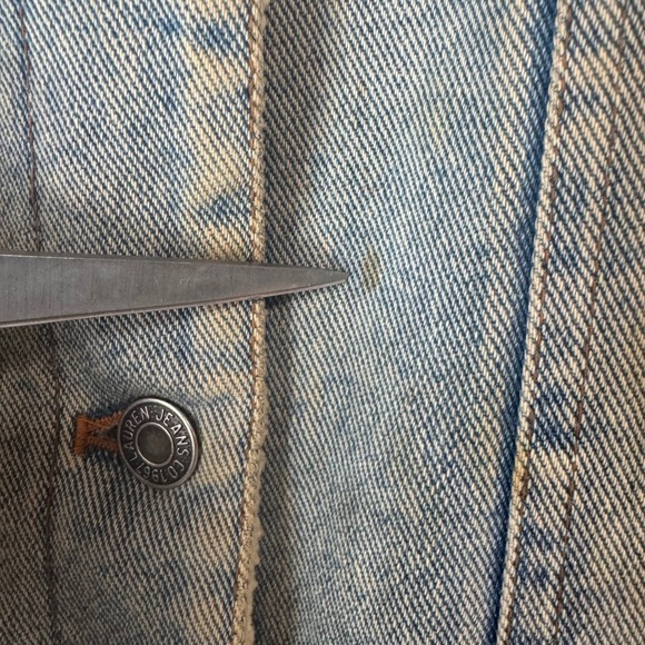 Lauren Jeans Co Ralph Lauren Sherpa Lined Sedona Denim Vest Womens M Blue - Picture 6 of 9